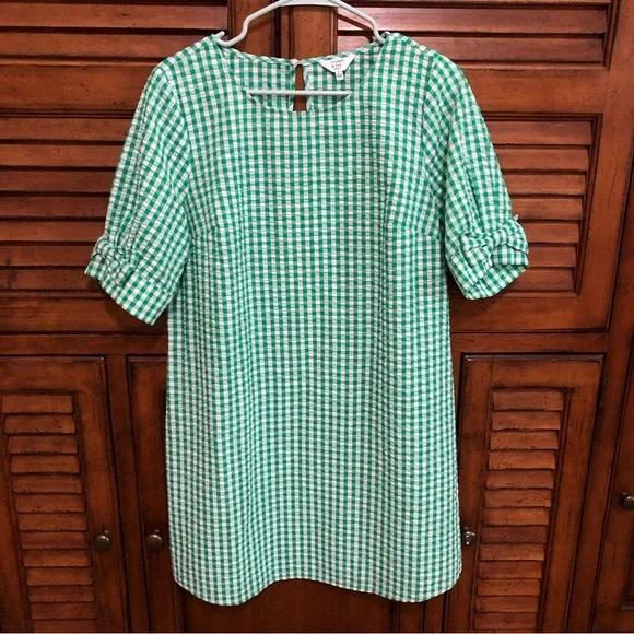 green leopard print dress zara PLUS Umgee Sage Striped Flutter Sleeve Midi Dress main image 0